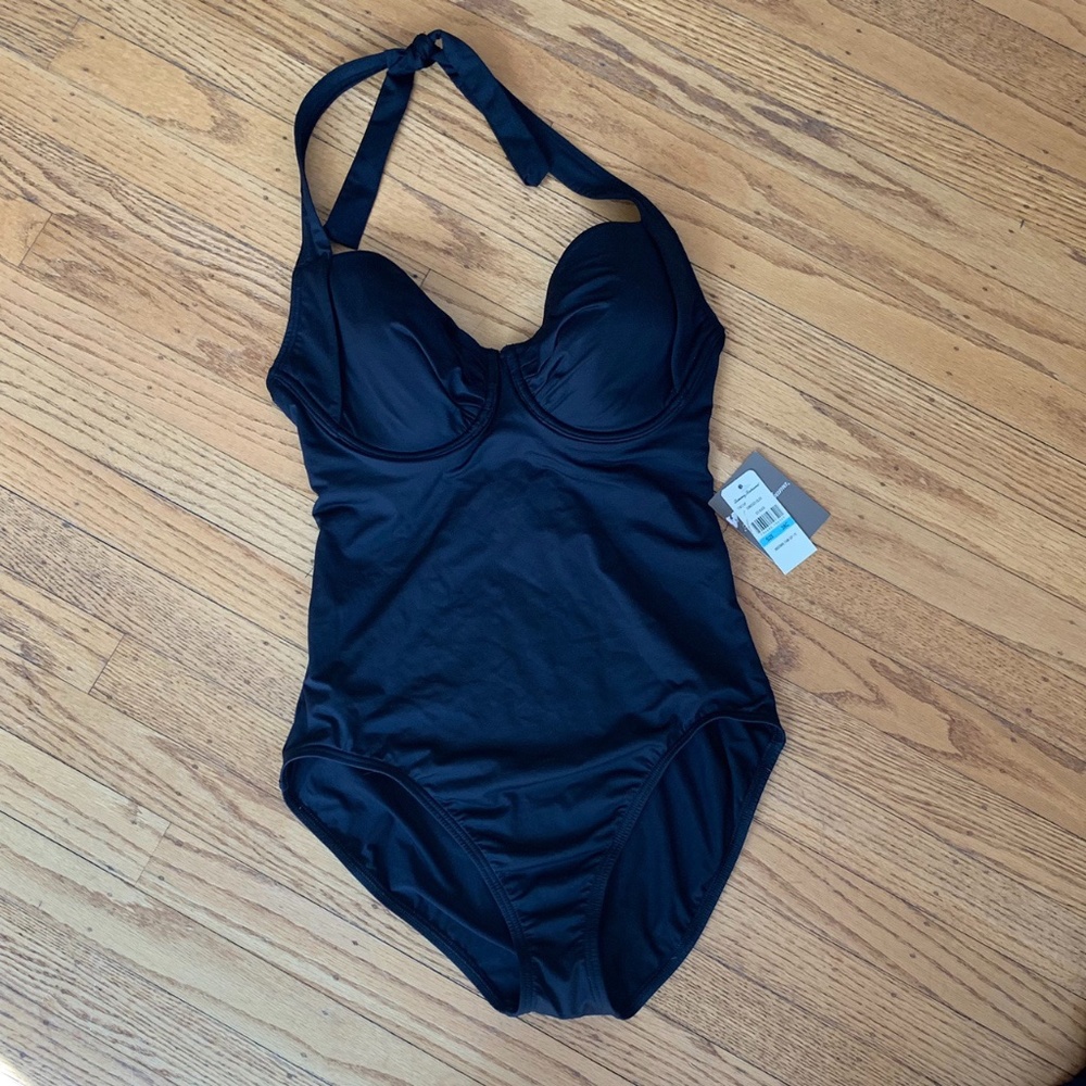 Tommy Bahama Black One Piece Swimsuit